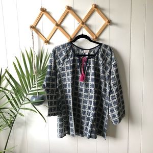 NWT Live Happy by Natural Life Boho Tunic